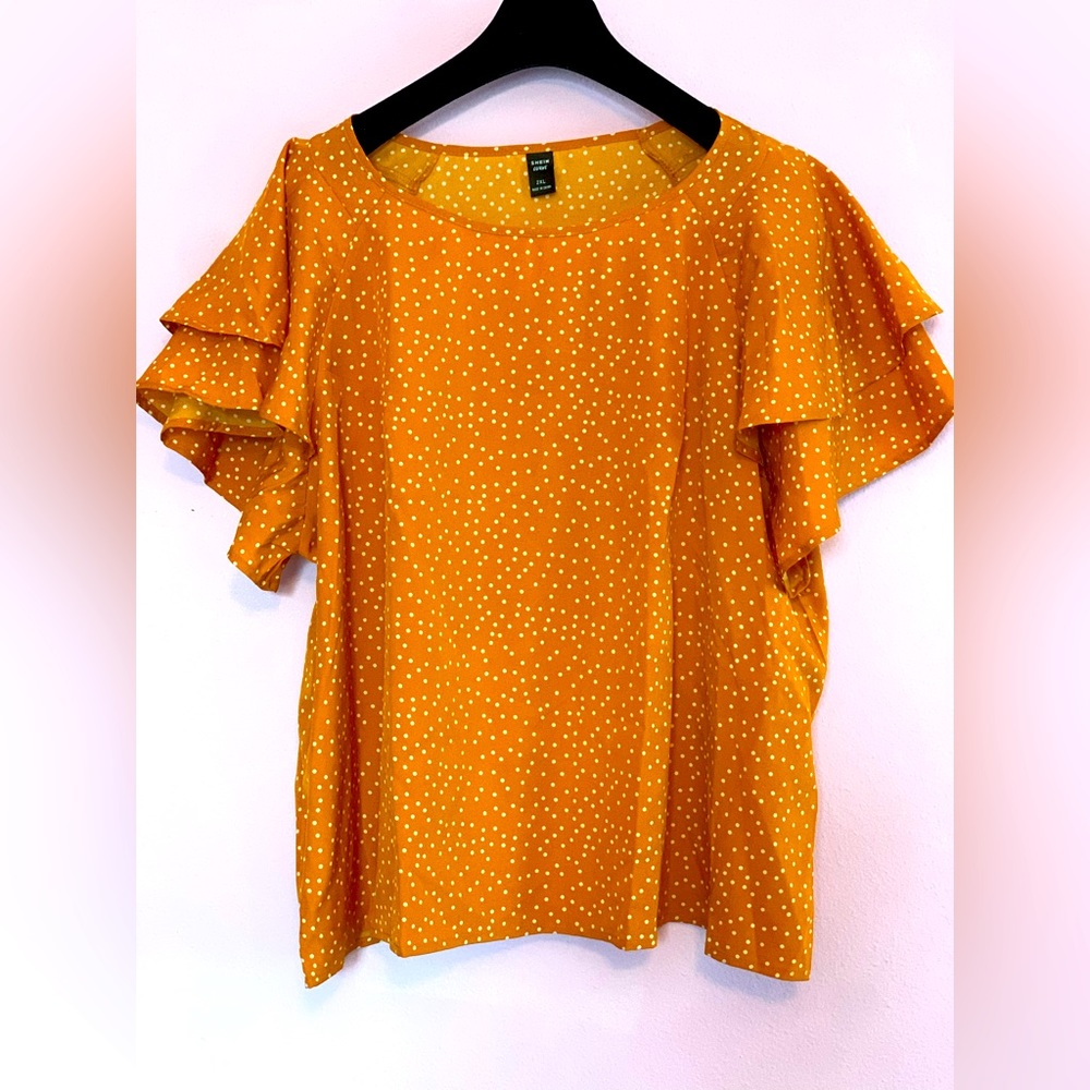 Women’s 2xl Butterfly Sleeve Shein Curve Top